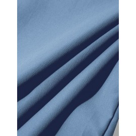 Mens Cutout Sleeves Round Neck Loose T-shirts