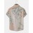 Men Floral Print Vacation Soft Comfy Breathable All Matched Shirts